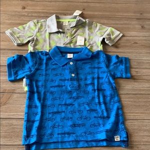 Two NEW Gap Polo Shirts